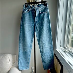 Agolde Blue Straight Jeans Classic Fit